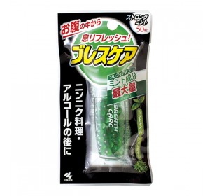 구취제거제 브레스케어 스트롱민트 50정