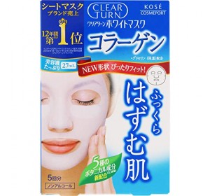 KOSE 콜라겐 마스크팩 화이트 5매입