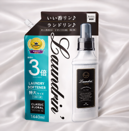 란도린 섬유유연제 특대용량 클래식 플로랄 리필 1440ml