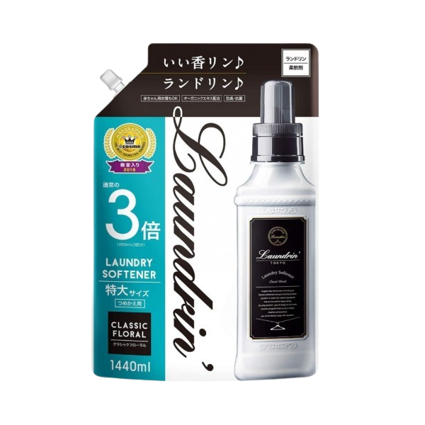 란도린 섬유유연제 특대용량 클래식 플로랄 리필 1440ml