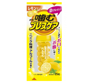씹어먹는 브레스케어 레몬민트 25정