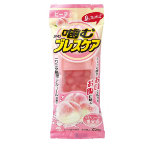 씹어먹는 브레스케어 복숭아 25정