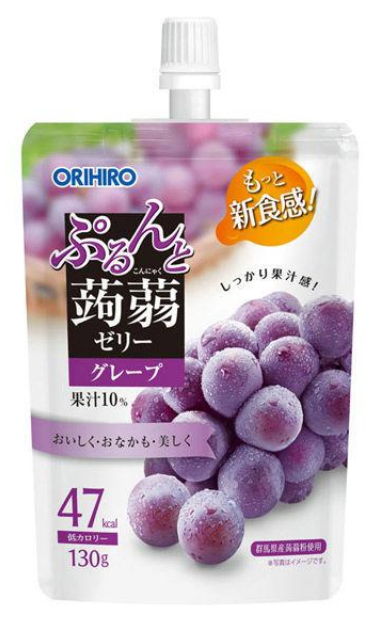 오리히로 곤약젤리 포도 파우치형 130g