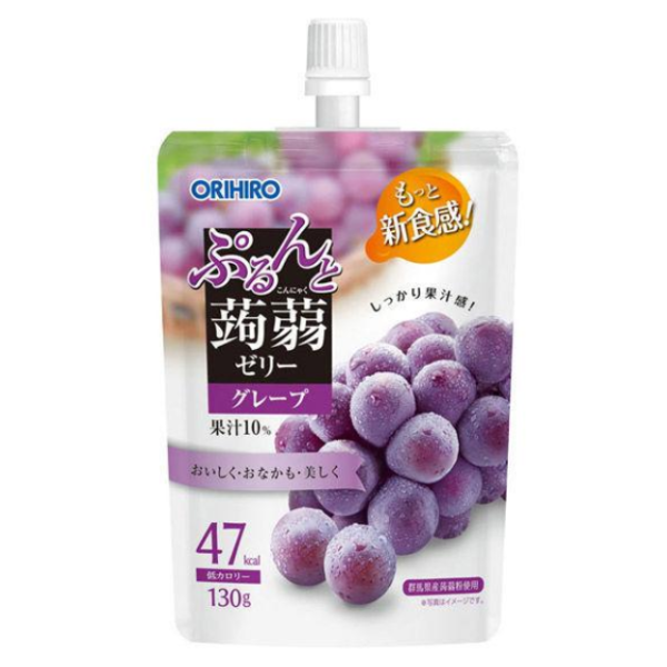 오리히로 곤약젤리 포도 파우치형 130g