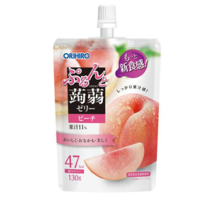 오리히로 곤약젤리 복숭아 파우치형 130g