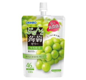 오리히로 곤약젤리 청포도 파우치형 130g