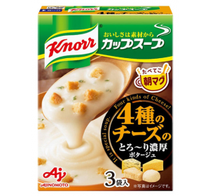 아지노모토 크노르 컵스프 4종의 치즈포타주 3개입