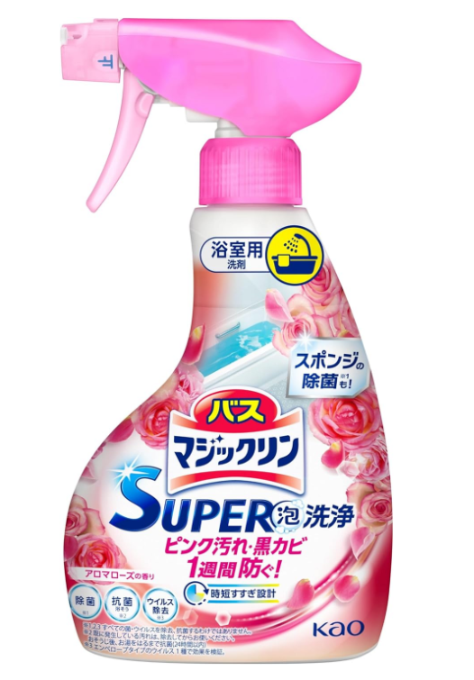 욕실 매직클린 거품 스프레이 슈퍼 아로마로즈 본체(380ml)