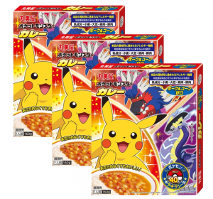 마루미야 포켓몬 카레 3개 세트 (오리지널 씰 첨부)