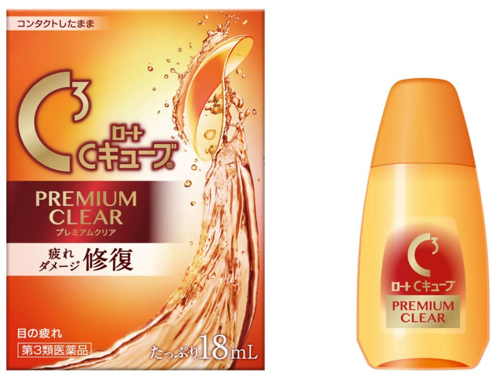 C큐브 프리미엄 클리어 안약 18ml