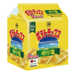 코이케야 감자칩 김소금맛 5개입