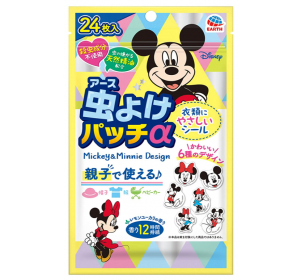 아스 미키 미니 벌레 패치 스티커 24매입