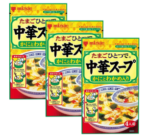 미츠칸 중화스프 게살 미역 3개 세트