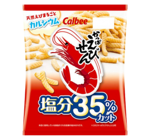칼비 염분 35% 컷 새우과자