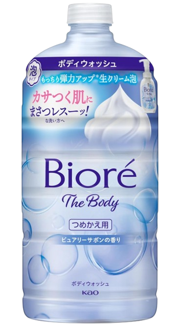 비오레 더바디 거품타입 바디워시 퓨어리사봉향 리필용 780ml