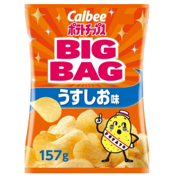 칼비 감자칩 우스시오 소금맛 빅사이즈 157g