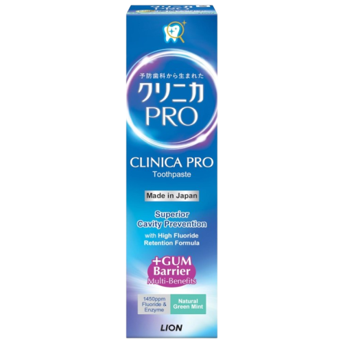 크리니카 PRO plus 치주장벽 치약 내추럴 그린민트 95g