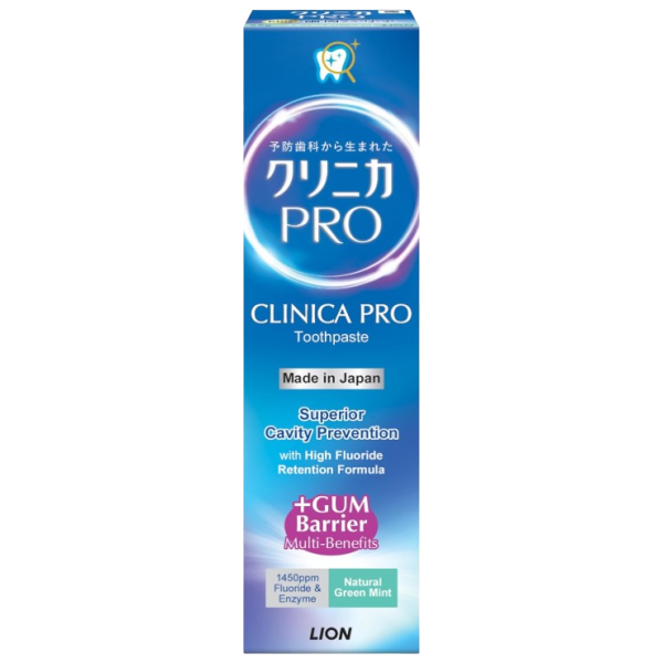 크리니카 PRO plus 치주장벽 치약 내추럴 그린민트 95g