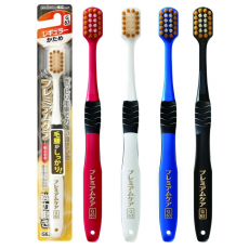 에비스 프리미엄케어 강력 연마 레귤러 칫솔 단단 - 색상랜덤