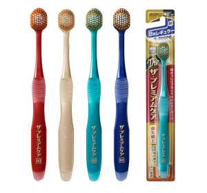 에비스 더프리미엄케어 8열 레귤러 칫솔 매우 부드러움 - 색상랜덤