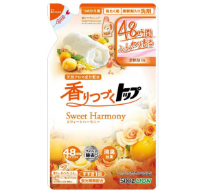 향기가 계속되는 스위트 하모니 섬유유연제 리필 500g