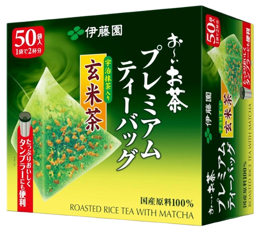 이토엔 프리미엄 녹차 함유 현미차 50개입