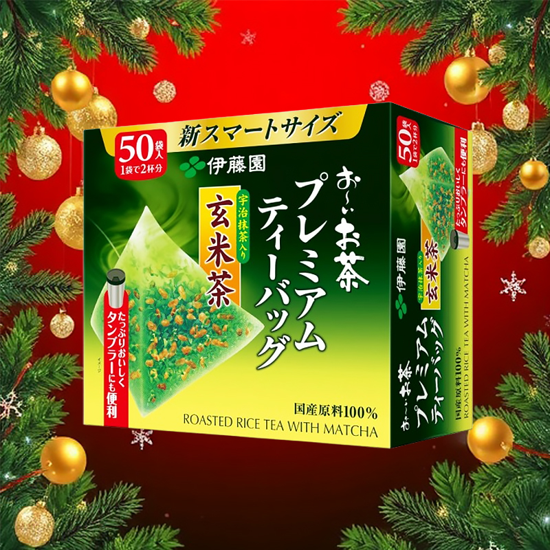 이토엔 프리미엄 녹차 함유 현미차 50개입