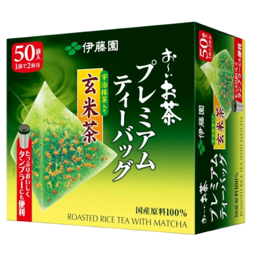 이토엔 프리미엄 녹차 함유 현미차 50개입