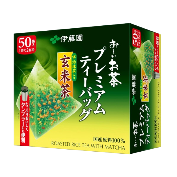 이토엔 프리미엄 녹차 함유 현미차 50개입