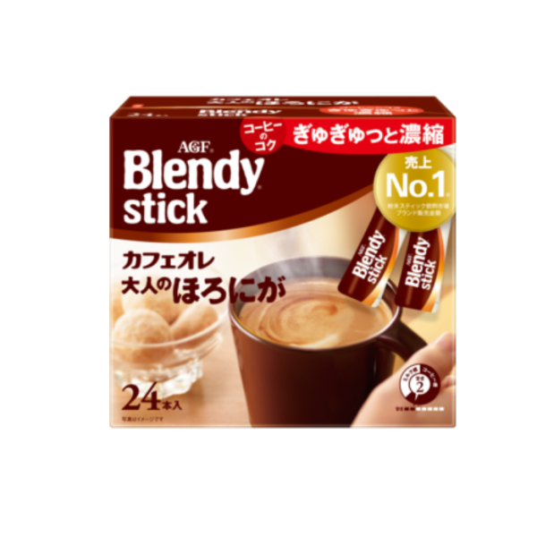 AGF 브랜디 스틱 카페오레 진한맛 24개입