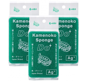 카메노코 거북이 스펀지 그린 3개 세트