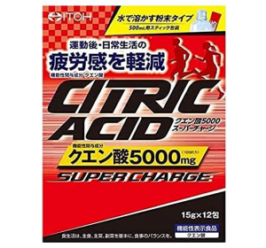 ITOH CITRIC ACID 구연산 5000 슈퍼차지 12포