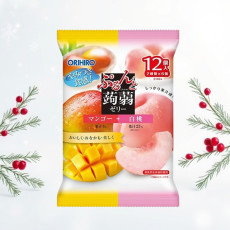 오리히로 곤약젤리 파우치 망고 백도 12개입