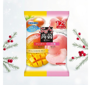 오리히로 곤약젤리 파우치 망고 백도 12개입