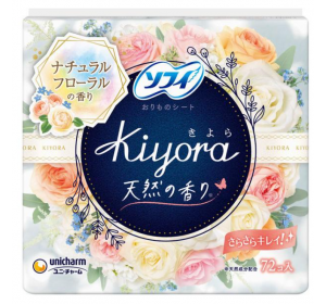 소피 키요라 팬티라이너 내츄럴 플로럴 14cm 72매