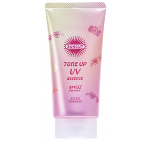 KOSE 선컷 톤업 UV 에센스 로즈핑크 80g