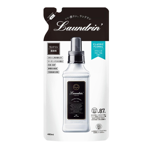 란도린 섬유유연제 클래식 플로랄 리필 480ml