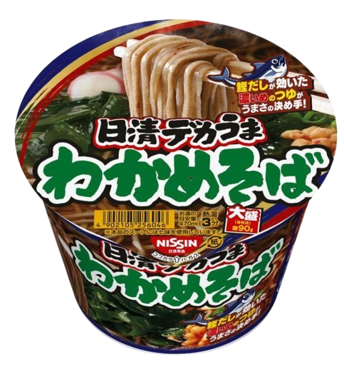 닛신 데카우마 미역소바 컵라면