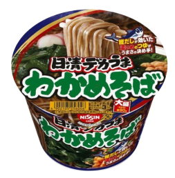 닛신 데카우마 미역소바 컵라면