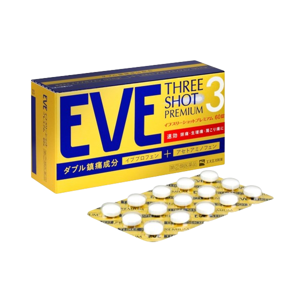 이브 진통제 쓰리샷 프리미엄 60정