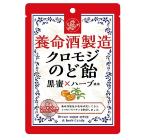 쿠로모지 목캔디 흑밀 허브 76g