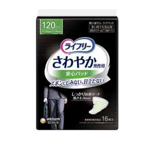 라이프리 소변 관리 안심 패드 남성용 120CC 1팩 (16개입)