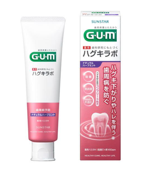 GUM 잇몸을 위한 페이스트 메디컬 허브 민트 치약