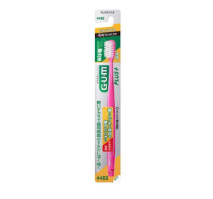 GUM 플러스 덴탈브러쉬 칫솔 466호 부드러운모