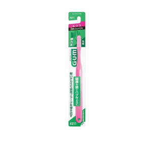GUM 덴탈브러쉬 칫솔 211호 콤팩트 보통모