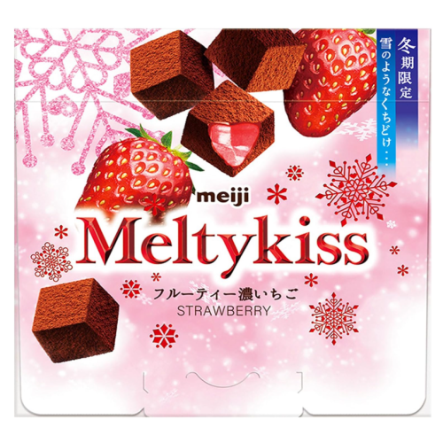 (겨울한정)메이지 멜티키스 진한 딸기 초콜릿 53g