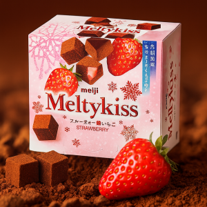 (겨울한정)메이지 멜티키스 진한 딸기 초콜릿 53g