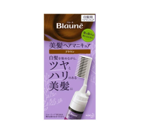 브로네 헤어 매니큐어 빗 달린 브라운