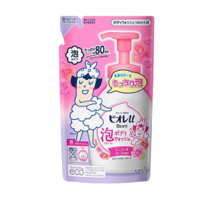 비오레U 거품 바디워시 리필용 로즈향 480ml