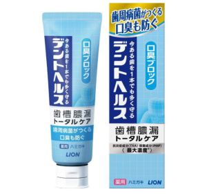 라이온 덴트헬스 구취 제거 치약 85g